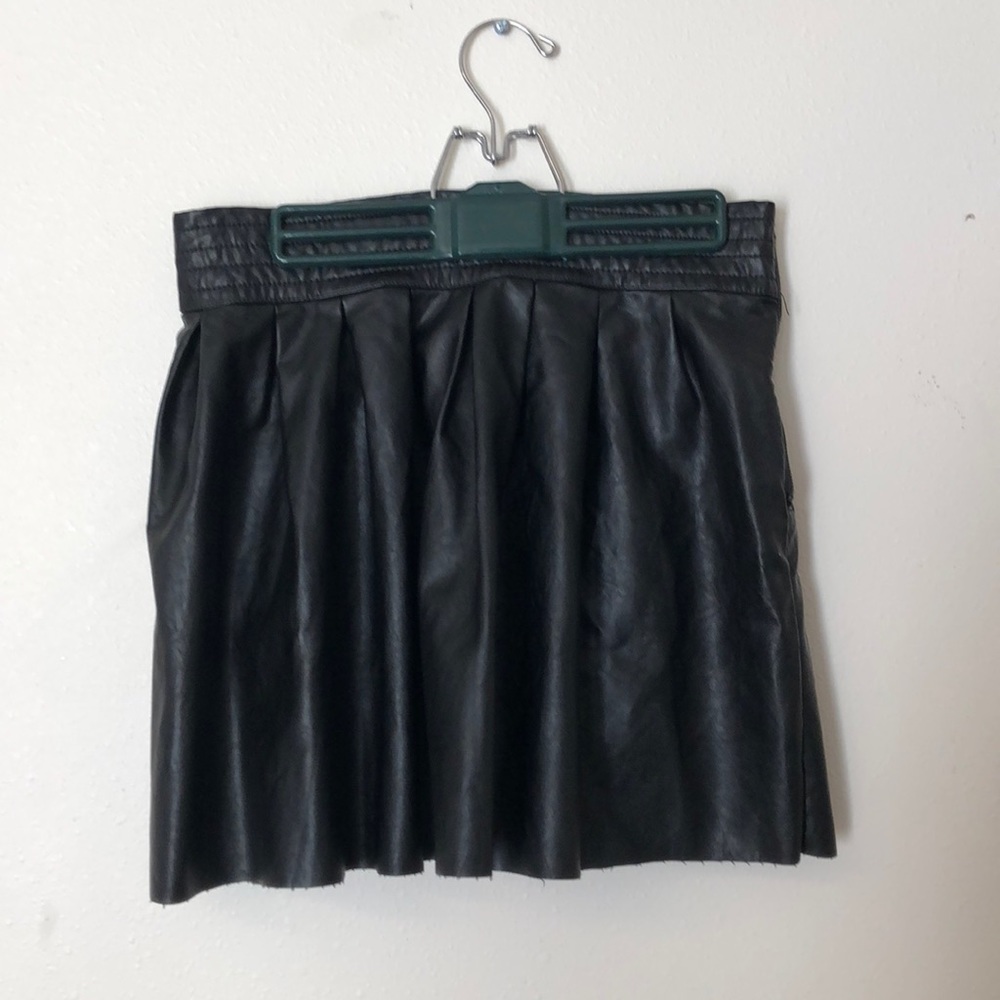 NWT Leather Mini Skirt